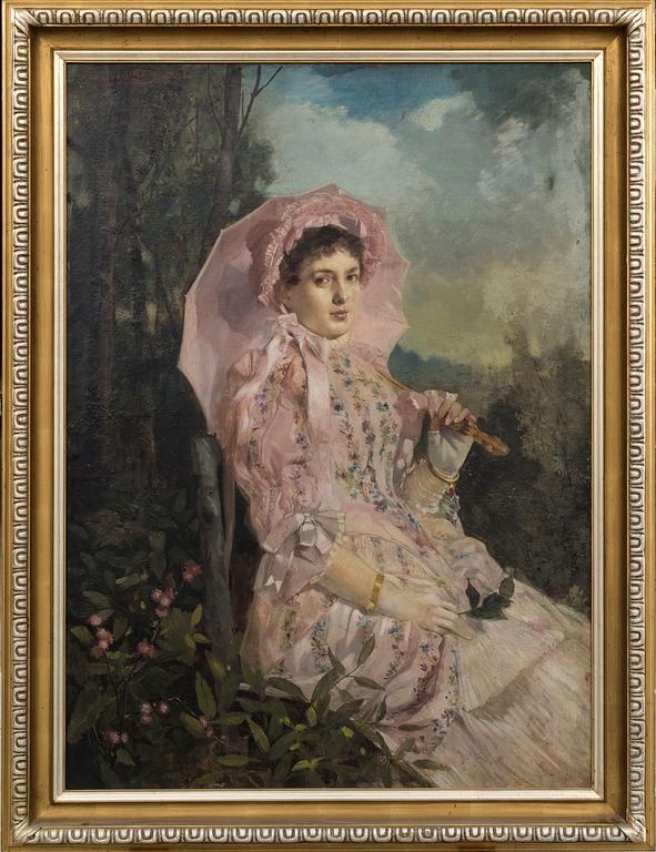 ALEXANDER DEMETRIUS GOLTZ, oil on canvas, signed and dated 1882.