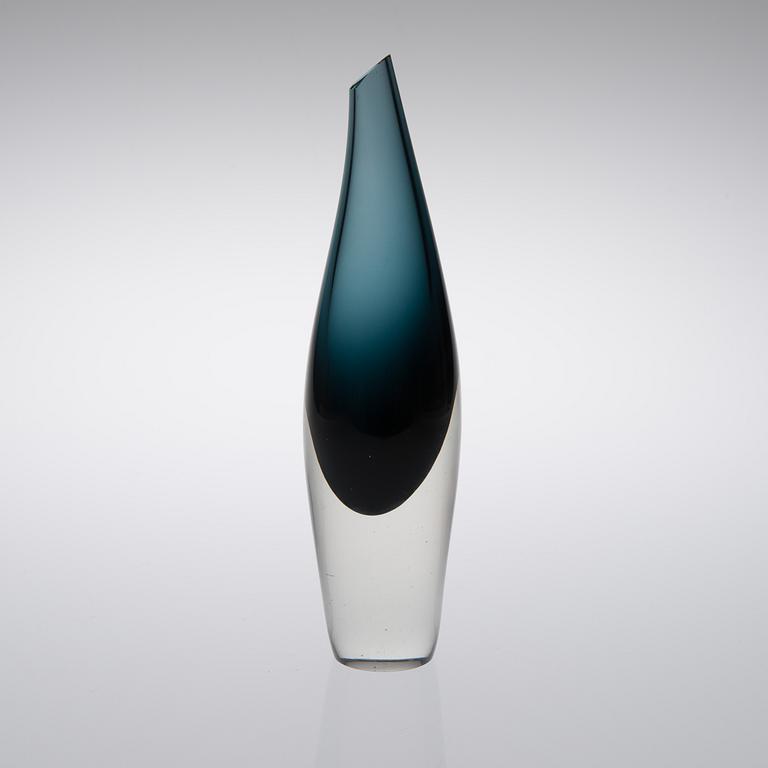 TAPIO WIRKKALA, VAS, "Fiskblåsa", signerad Tapio Wirkkala Iittala.