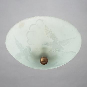 A ceiling lamp, 1930's/40's.