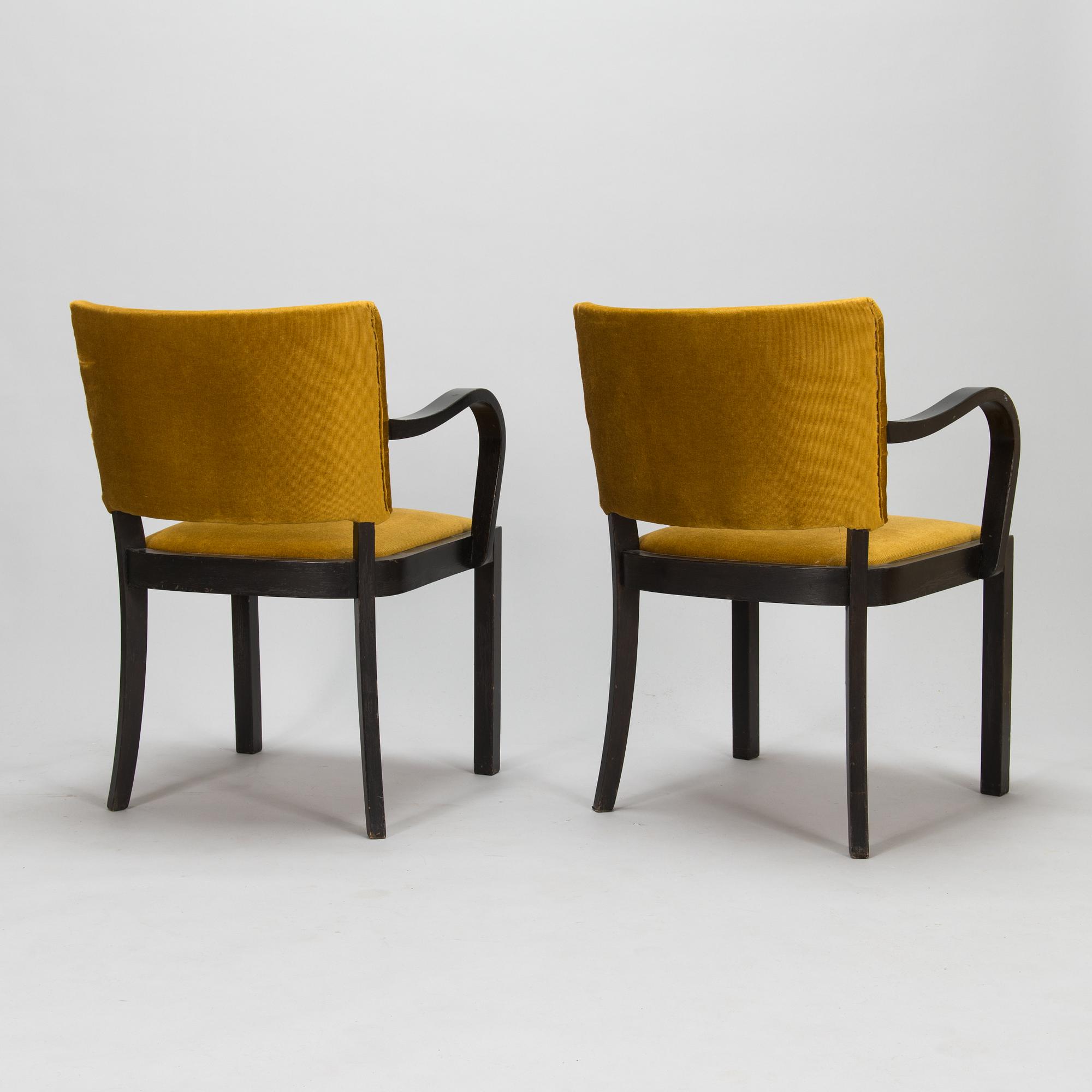 Maija Heikinheimo, a pair of 1930's '279' armchairs for Asko.