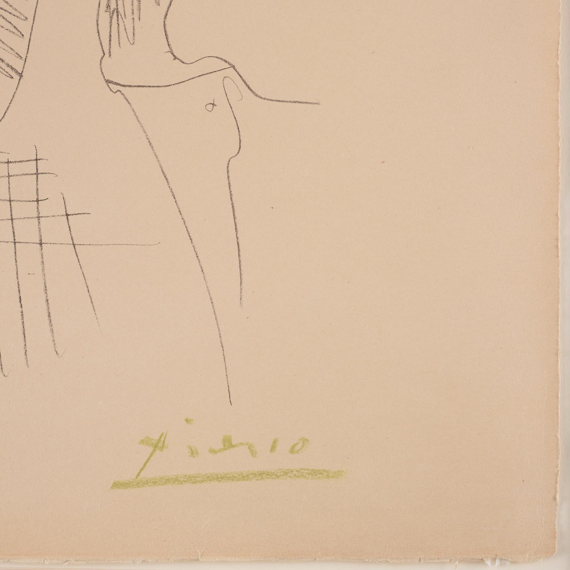 Pablo Picasso, "Portrait de famille III (Six Personnages)".