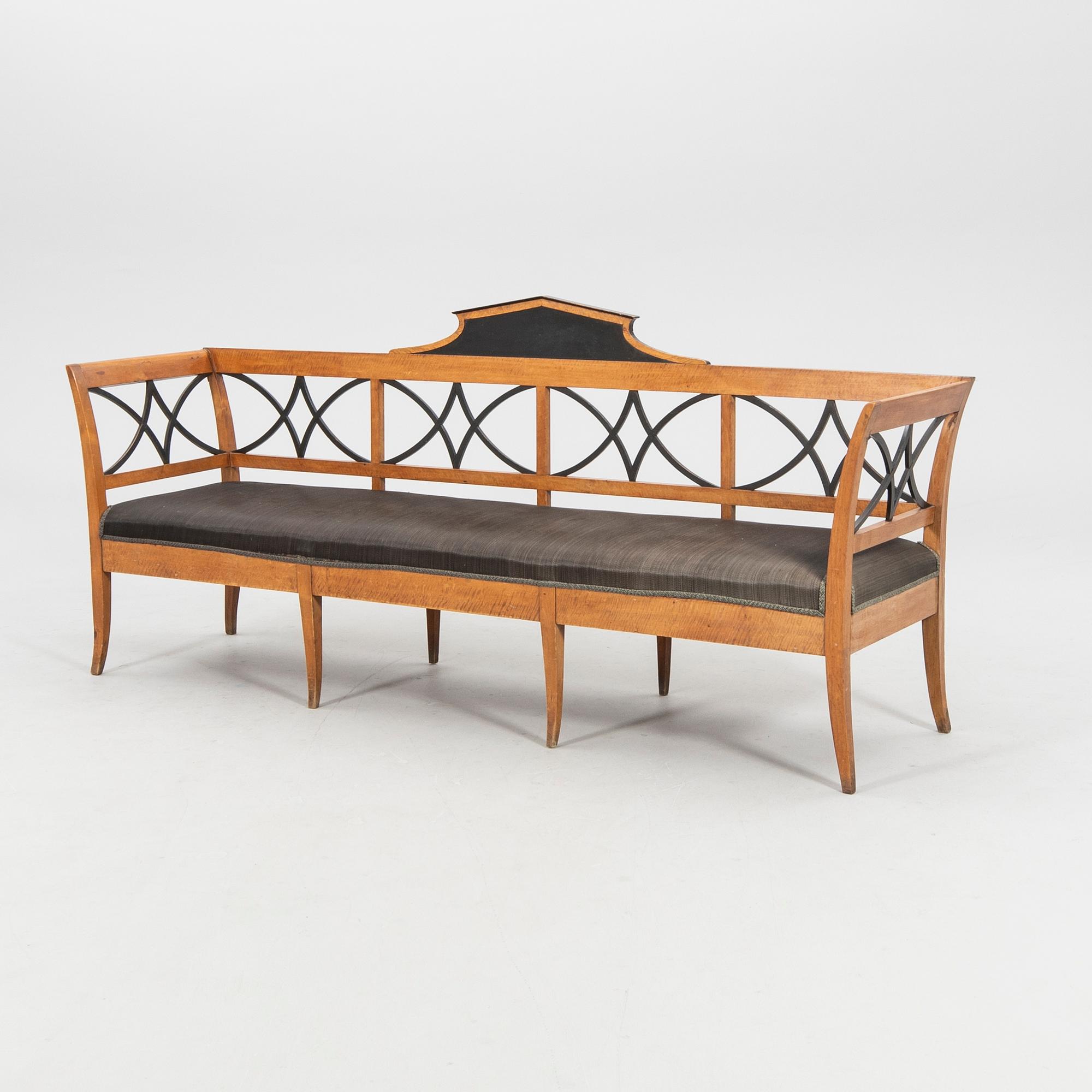 Sofa, late Empire, mid-19th century.