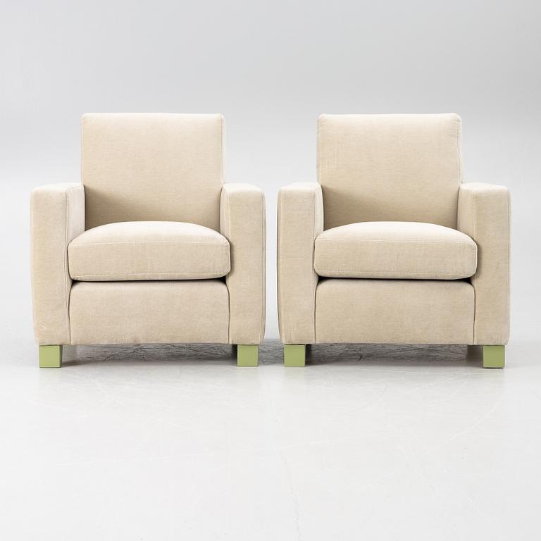 A pair of 'Caspian Club Chairs' by RIJD, contemporary.