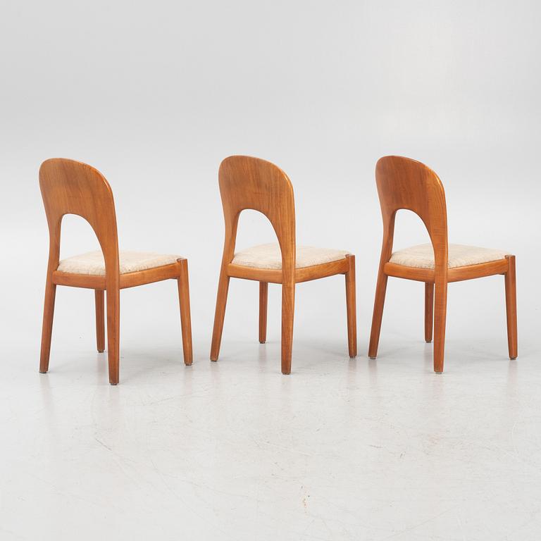 Niels Koefoed, six chairs, Denmark, second half of the 20th Century.