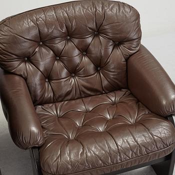 A pair of easy chairs by OY BJ Dahlqvist AB BD Furniture, Jakobstad, Finland.