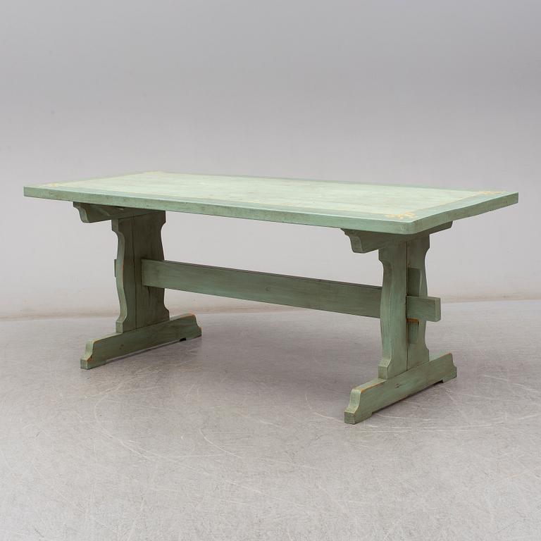 A trestle table, second half of the 20th century.