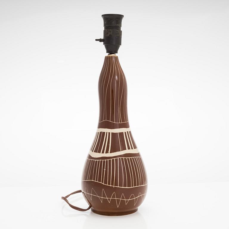 A 1960's table lamp, Arabia, Finland.