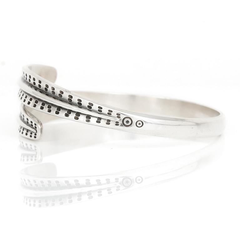 ARMRING, sterlingsilver, David Andersen, Norway. Tot vikt 39 gram.