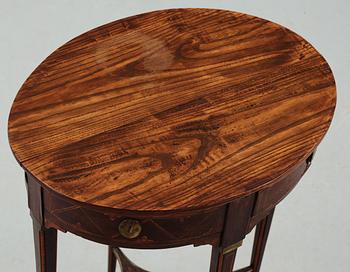 A Gustavian late 18th Century table in the manner of A. Lundelius.