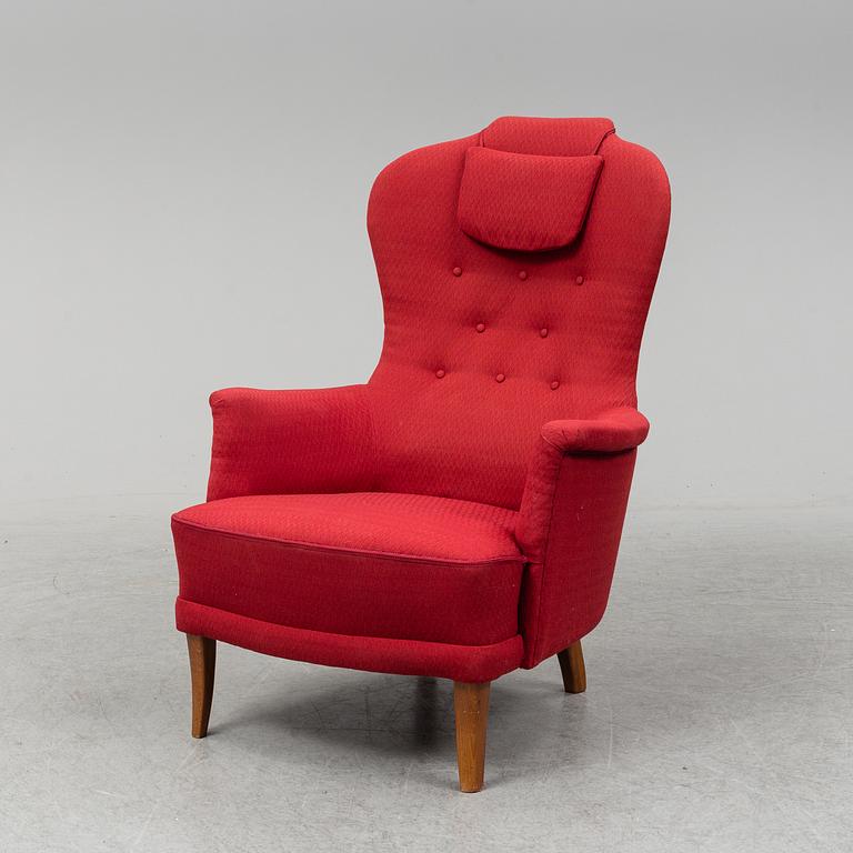 CARL MALMSTEN, fåtölj, "Farmor", 1900-talets andra hälft.