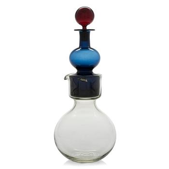 Kaj Franck, a decanter 'The Bells of Kremlin', signed K. Franck, Nuutajärvi, Notsjö -60.