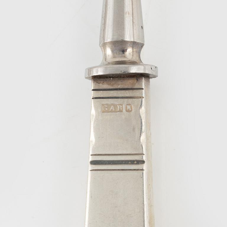 Jacob Ängman, bestickservis, 55 delar, "Rosenholm", GAB, Stockholm.