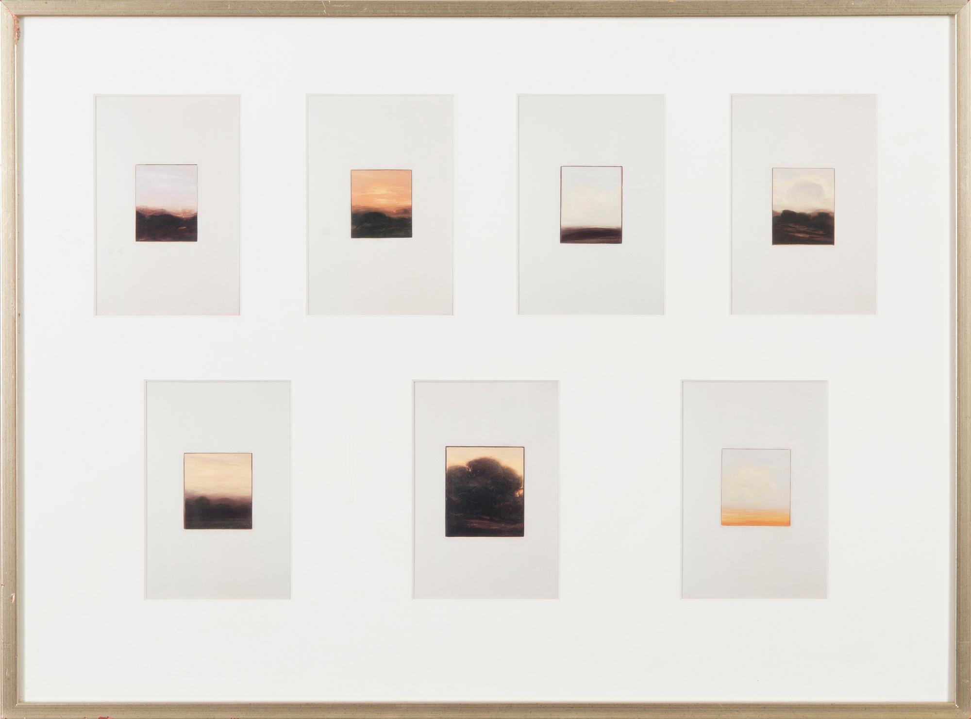 PRINTS, 7 pcs, of Peter Fries' paintings.