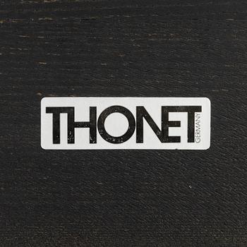 Coffee table and a pair of side tables, Thonet,.