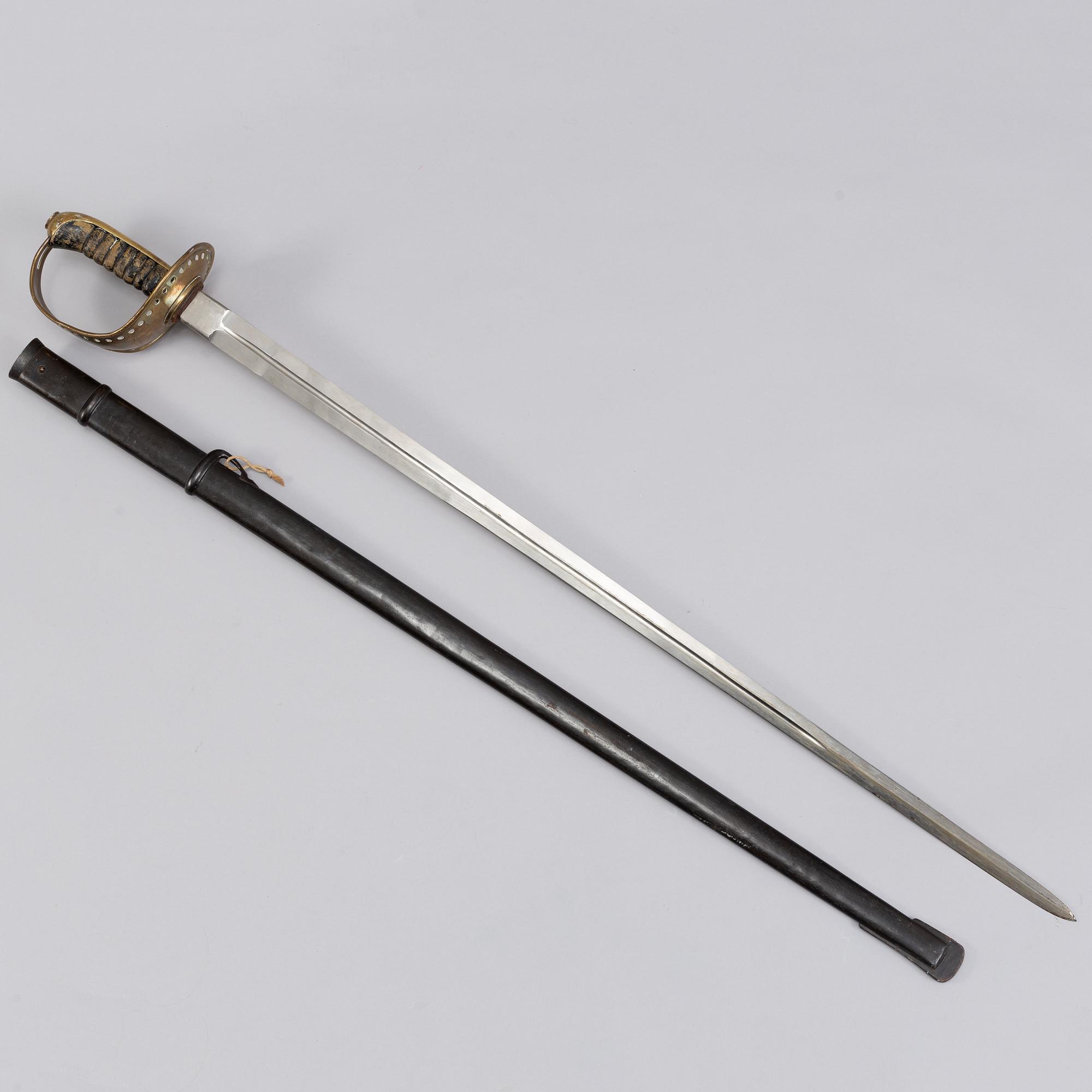 Two Swedish cavalry swords 1893 pattern.