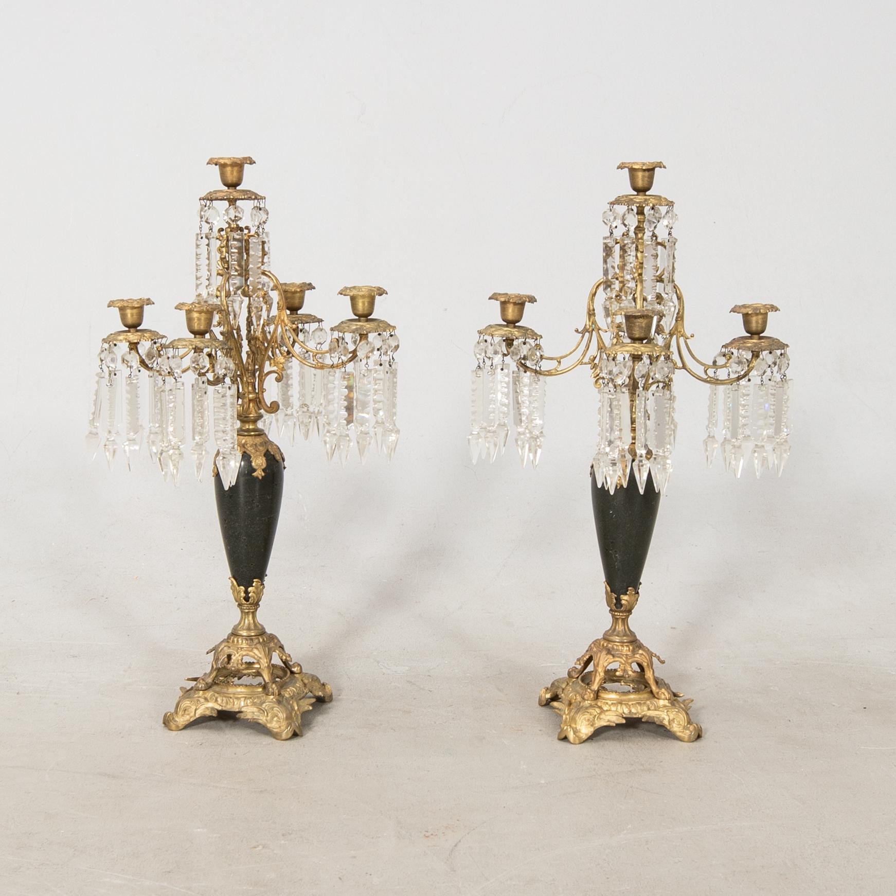 Candelabras, a pair, Neo-Rococo, circa 1900.