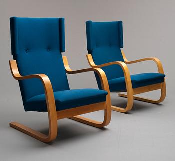 Alvar Aalto, A PAIR OF ARMCHAIRS NO 36/401.