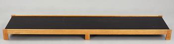 A Torsten Johansson bench with a chair and a table, A.J Iversen, Danmark 1953.