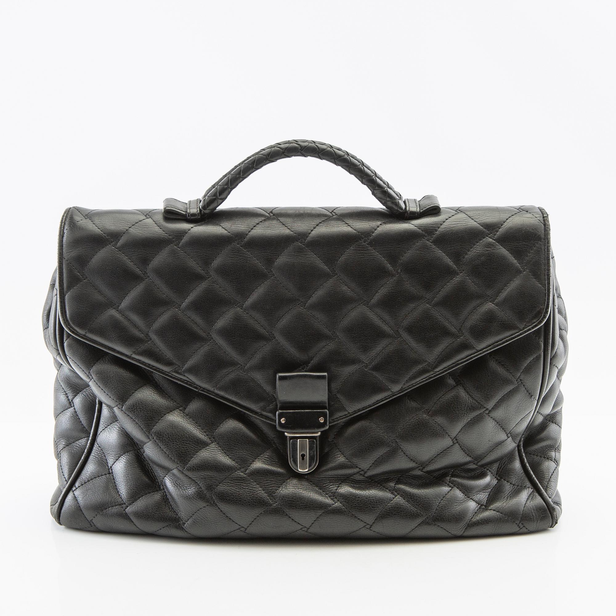 Bottega Veneta vintage briefcase.