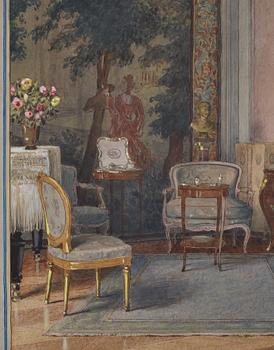 Ferdinand Boberg, Interior from the von Leithner Family Parsonage.