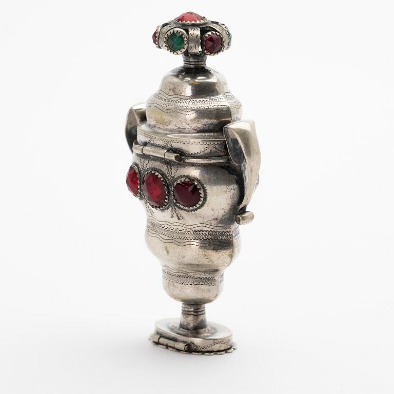 Snuff box, silver, Johan Jacob Heinrich Rühle, Ribe 1802–1858.