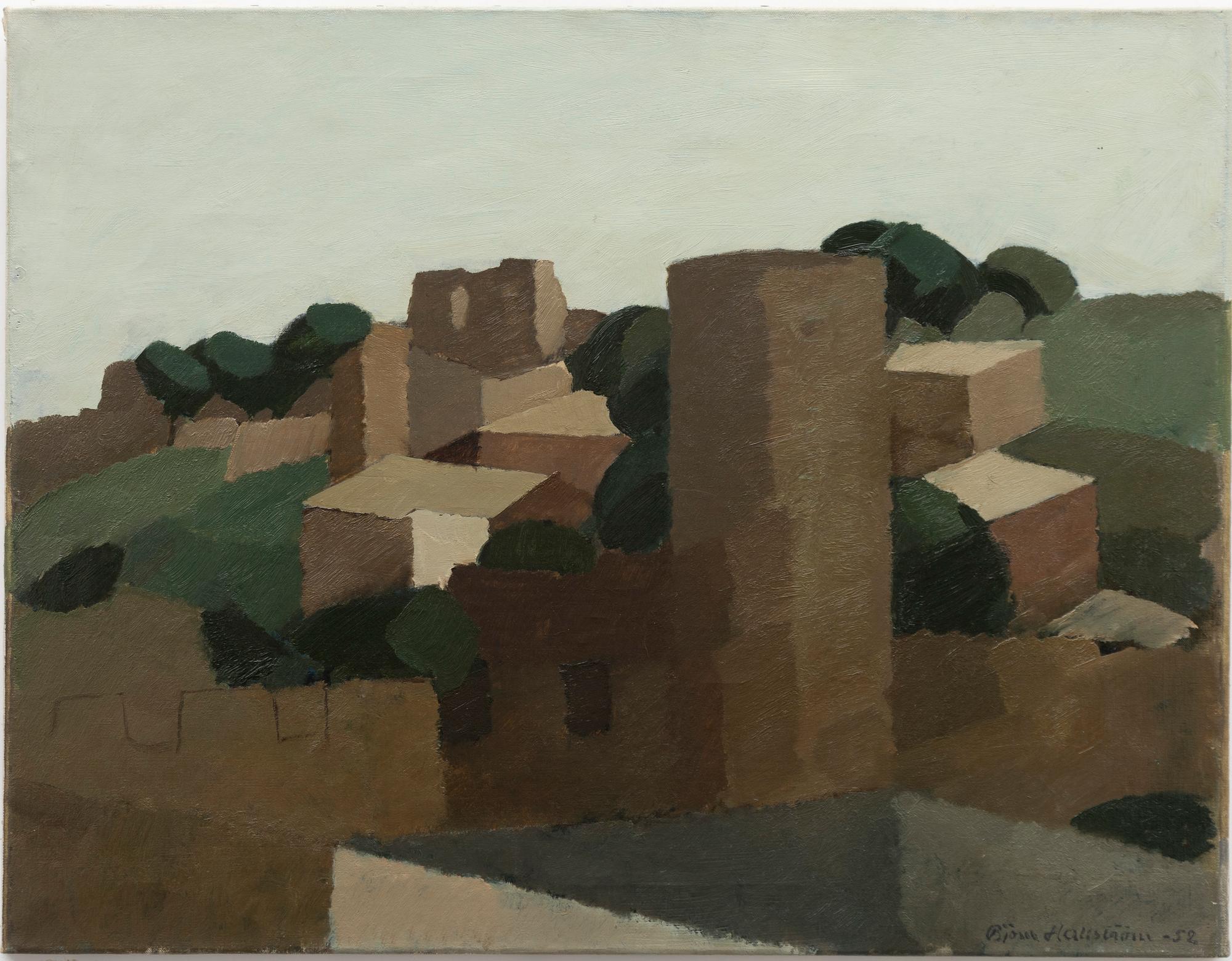 Björn Hallström, "Gamla staden Tossa de Mar".
