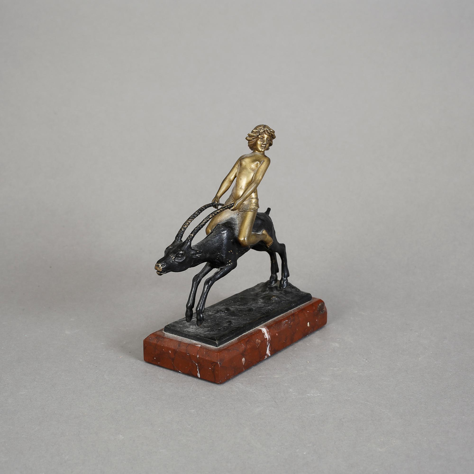 SKULPTUR, brons, signerad H Loewnich.