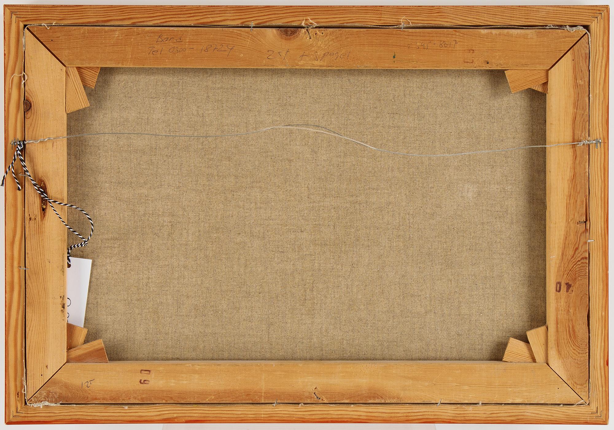 Nils Björkqvist, oil on canvas, signed.