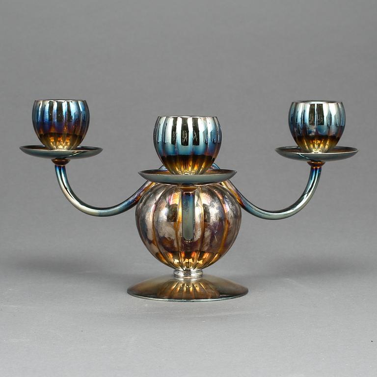 LJUSSTAKE, sterlingsilver, Tyskland, 479 gram.