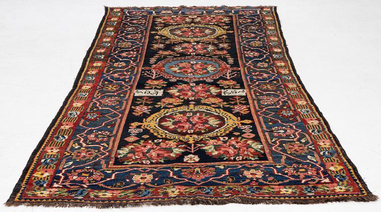 A semi-antique Farahdobe rug, Chahar Mahal area, c 320 x 152 cm.