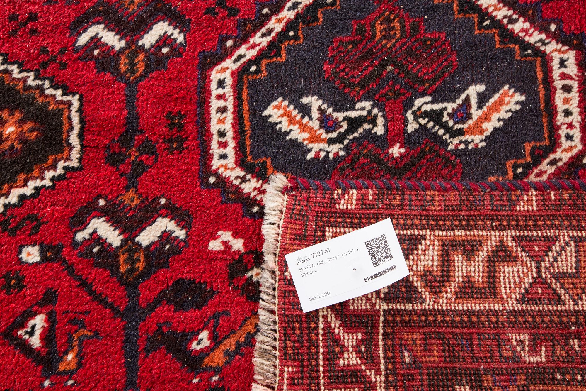 MATTA, old, Shiraz, ca 157 x 108 cm.