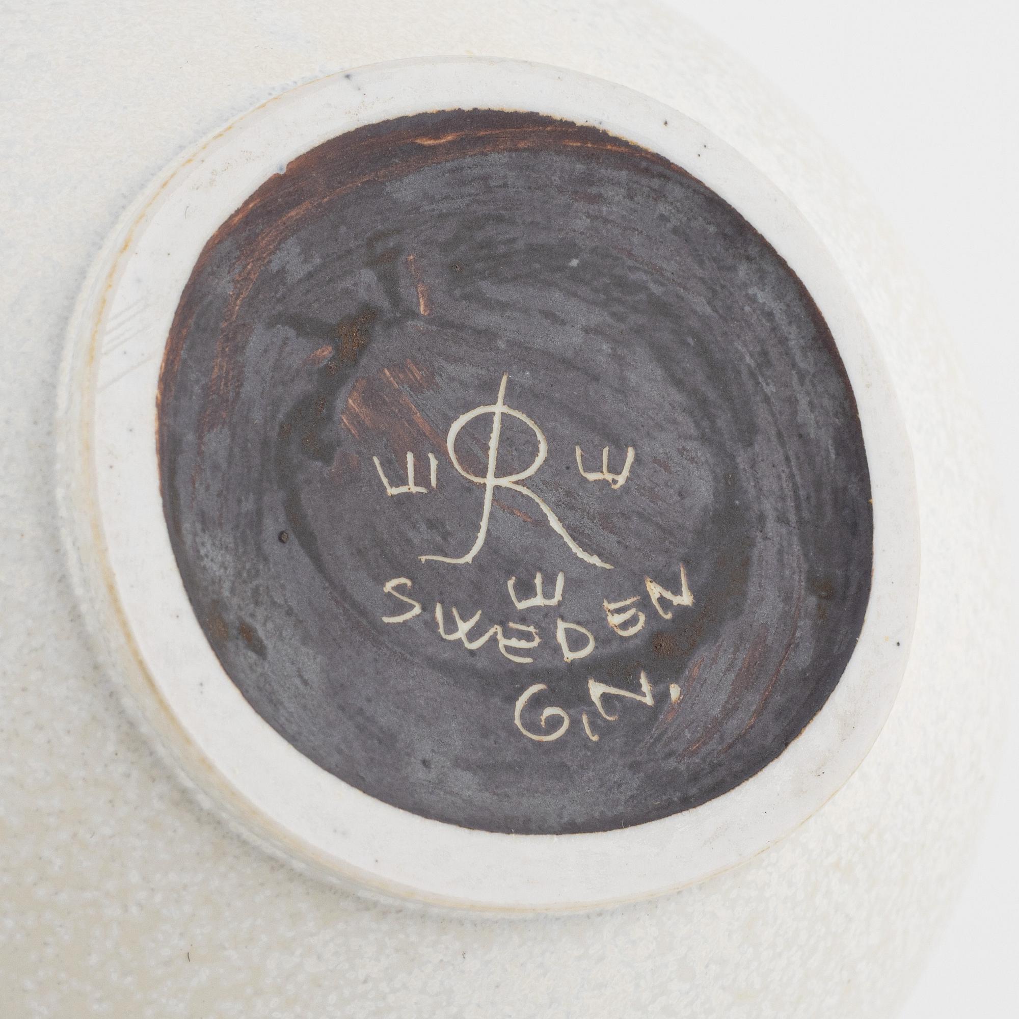 Stoneware, 6 pieces, Gunnar Nylund and Carl-Harry Stålhane, Rörstrand.