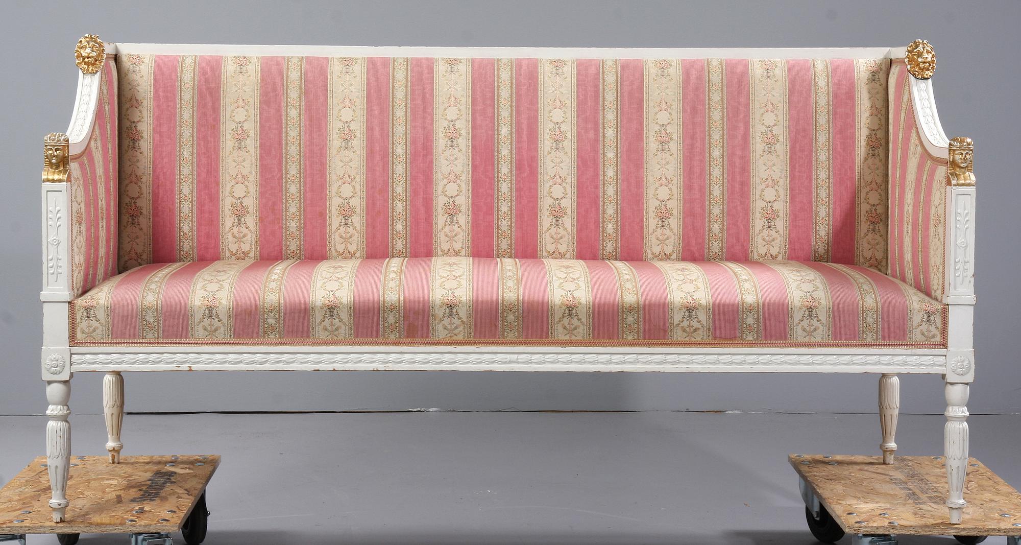 SOFFA, sengustaviansk stil, runt sekelskiftet 1800/1900.