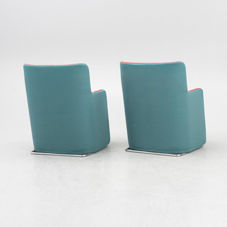 Börge Lindau & Bo Lindekrantz, armchairs, a pair, "Solo M", Lammhults Möbel AB, late 20th century.