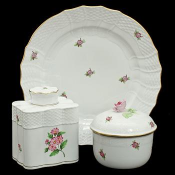 SERVISDELAR, 42 st, porslin, Herend, Ungern, 1900-tal.