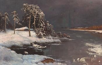 Julius von Klever Circle of, SPRING THAW.