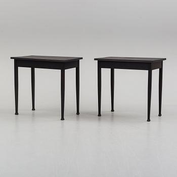 A pair of early 20th century tables.