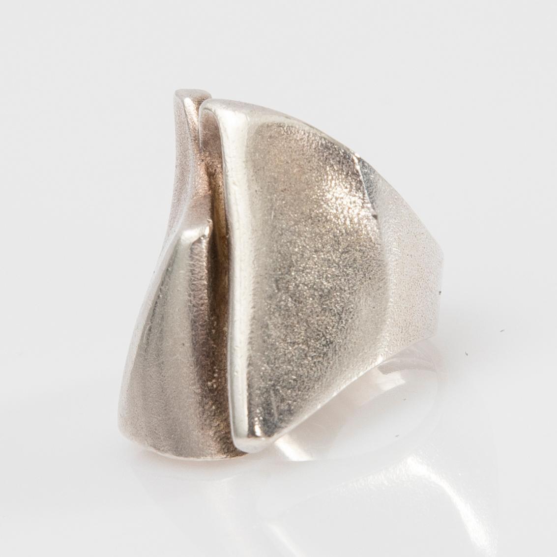 Björn Weckström, ring, "Labyrinth", silver, Lapponia.