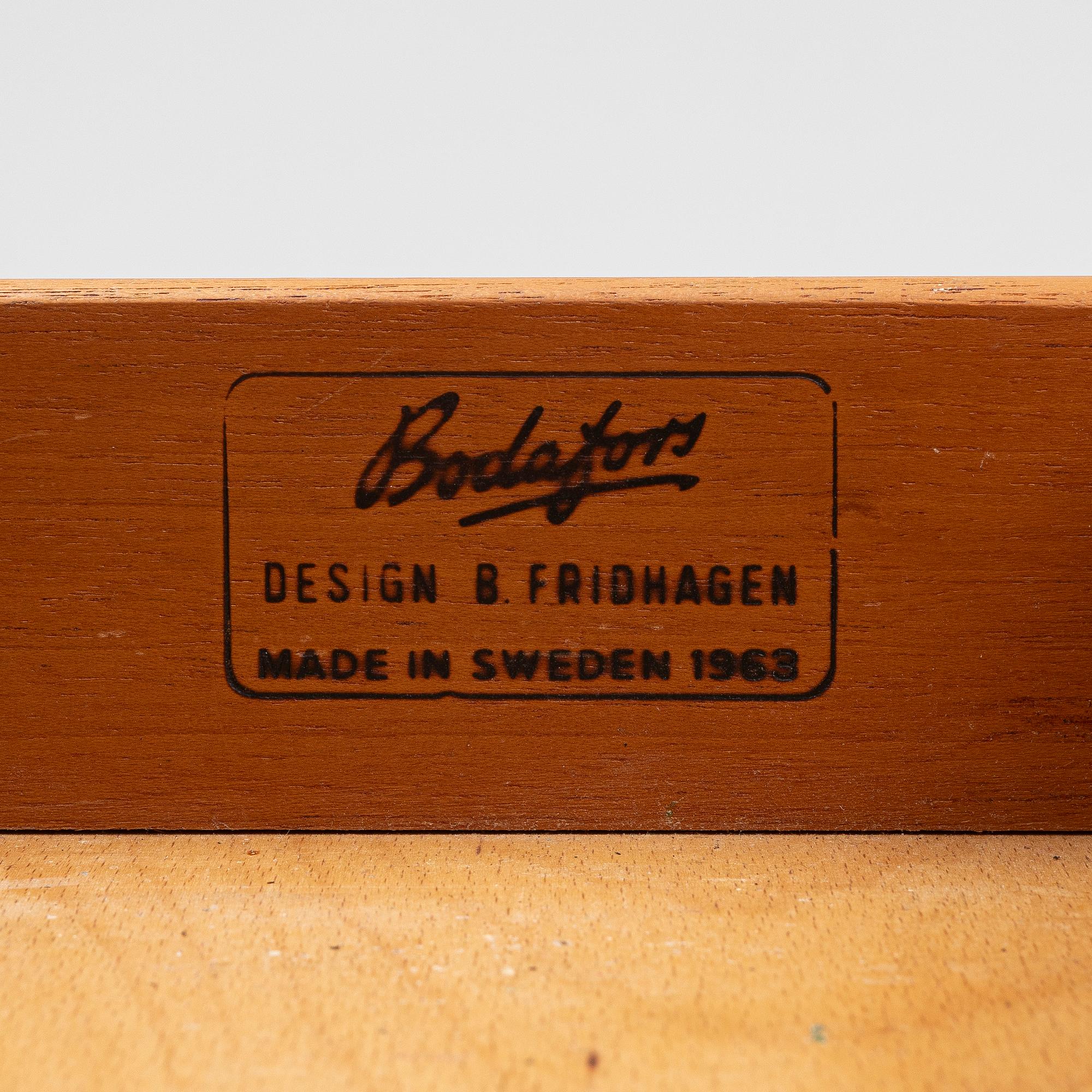 Bertil Fridhagen, Sideboard, ‘Dinett’, Bodafors, 1960s.