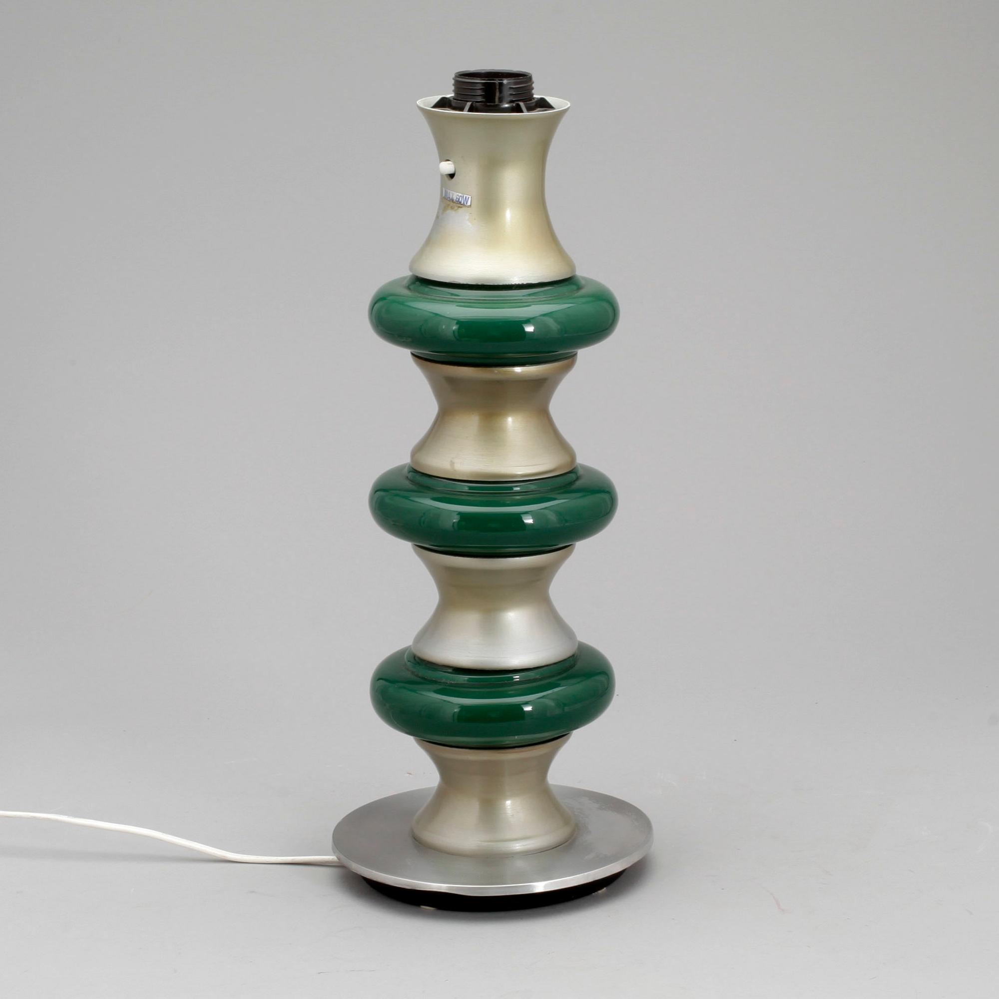 BORDSLAMPA, 1970-tal.