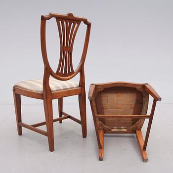 STOLAR, 1 par, sengustavianska 1700-/1800-tal.