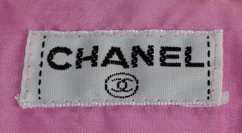 A Chanel silk winterjacket.