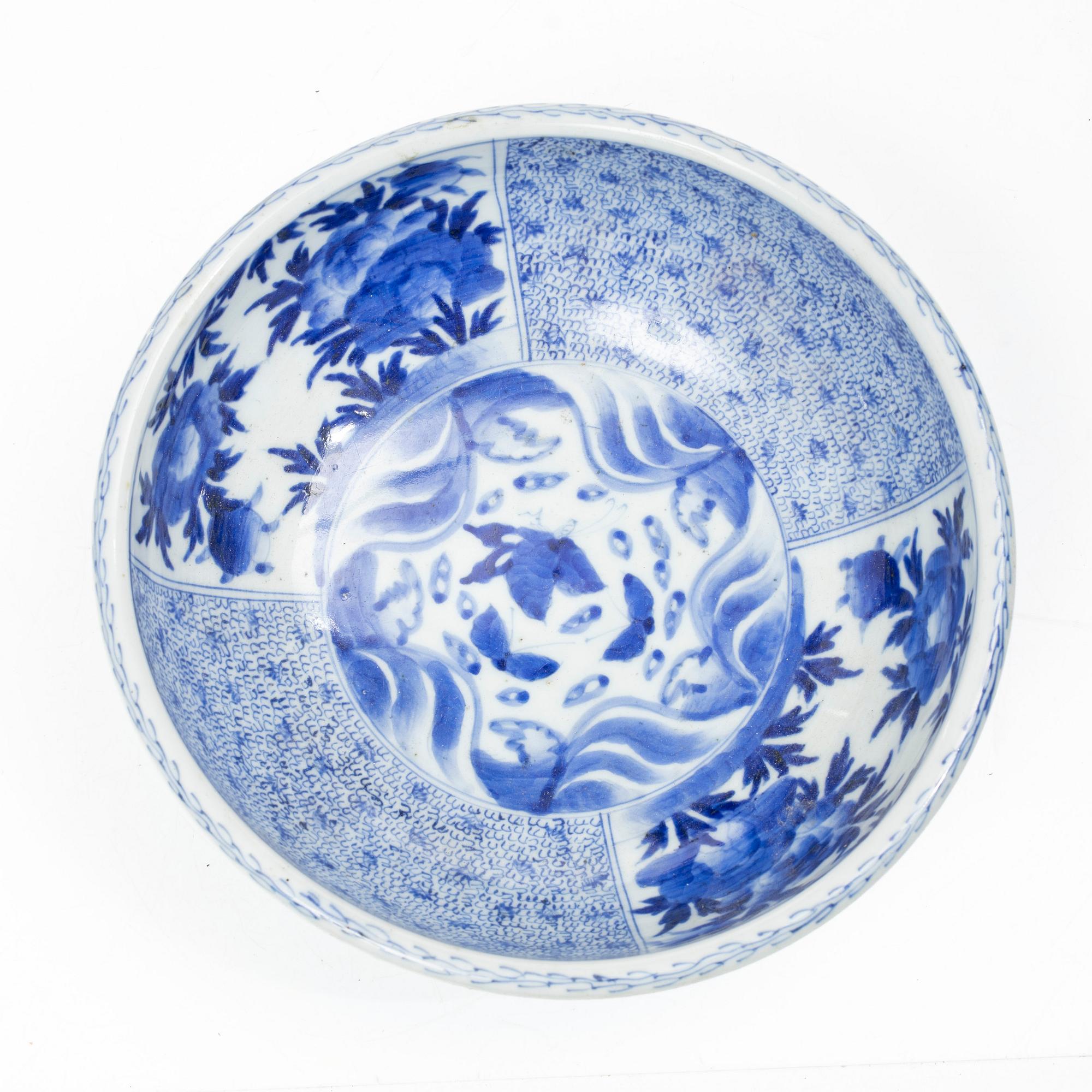 A bowl, a cup and a vase, Japan, Meiji (18668-1912).