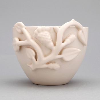 SKÅL, stengods, "Carrara", Wilhelm Kåge, Gustavsberg, omkring 1900-talets mitt.