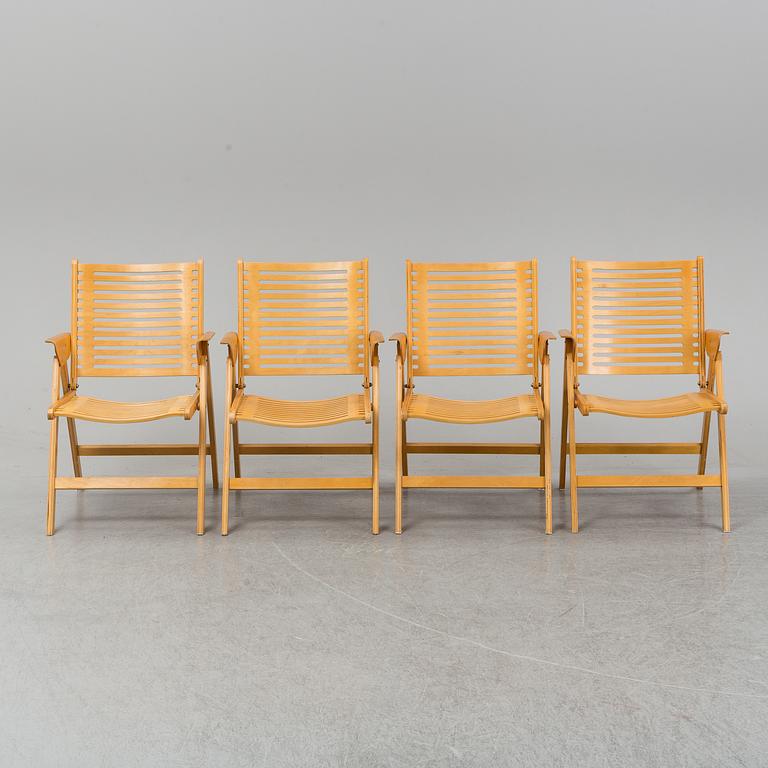 NIKO KRALJ, four 'Rex' chairs, second half of the 20th Century.