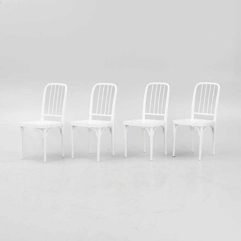 Josef Frank, four model "P5" chairs, Firma Svenskt Tenn, Sweden, post 1985.