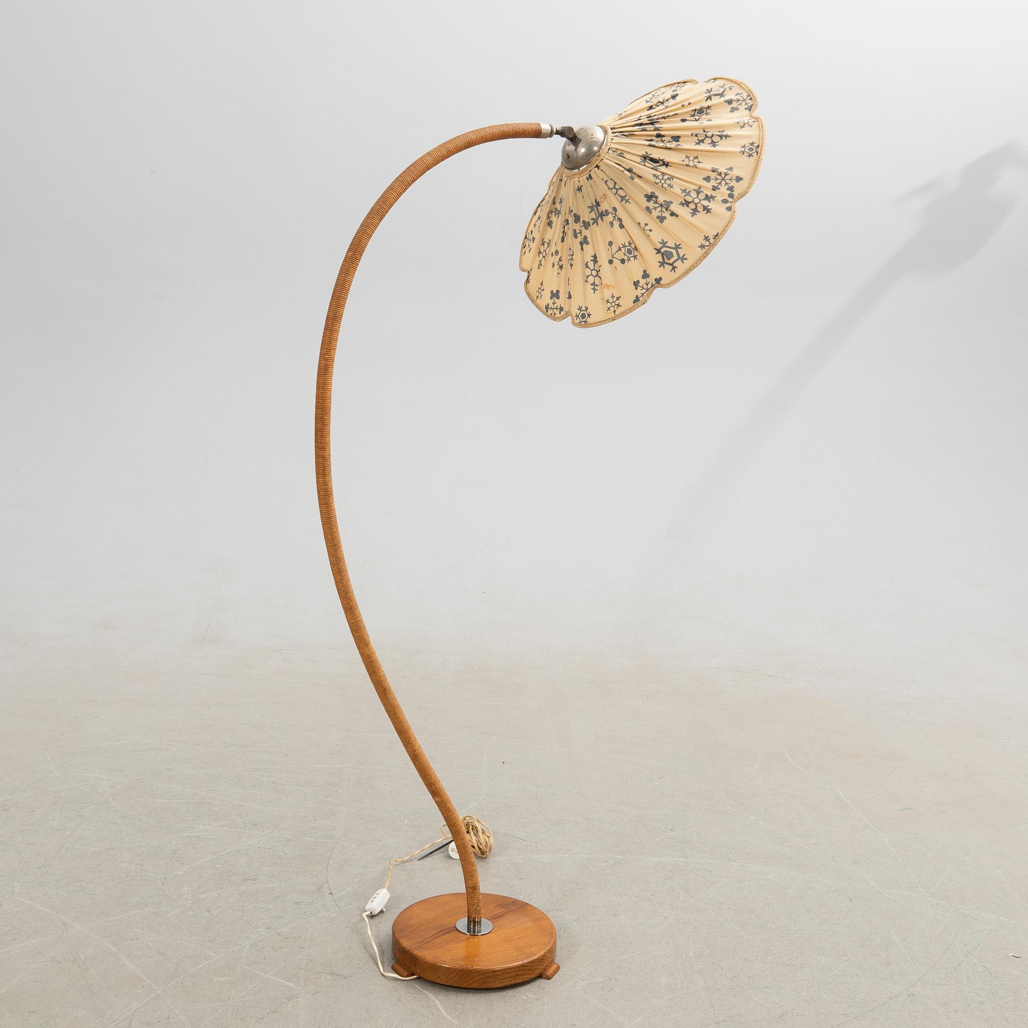 Floor lamp, Swedish Modern, circa the mid-20th century.