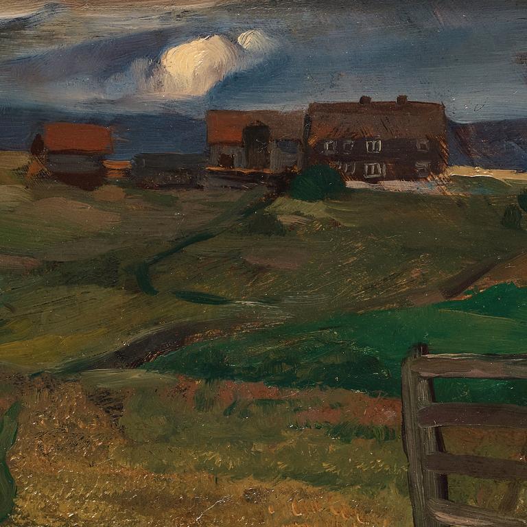 Eilif Peterssen, Afton, övre Ask.