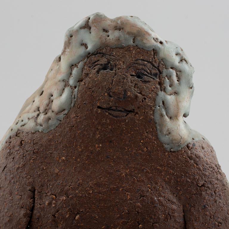 Lisa Larson, a unique chamotte stoneware sculpture, Gustavsberg.