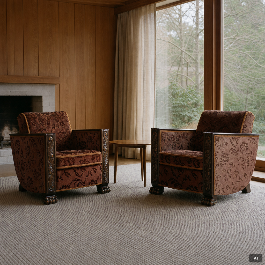 Armchairs, a pair, Swedish Grace, 1920s/30s.